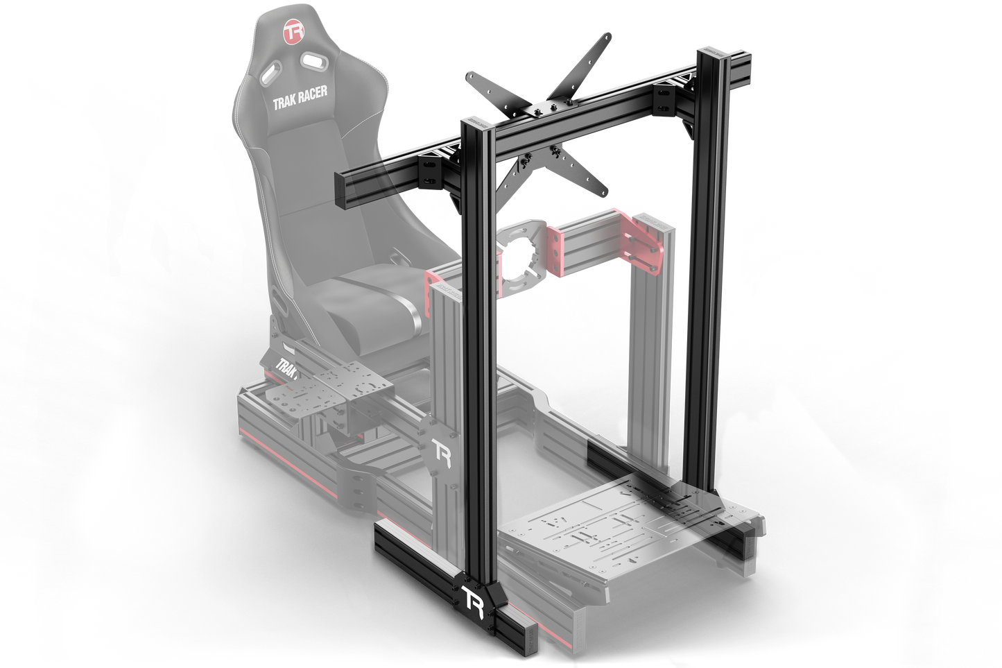 Freestanding Single Monitor Stand - up to 80" - Center Profile 1200mm Long