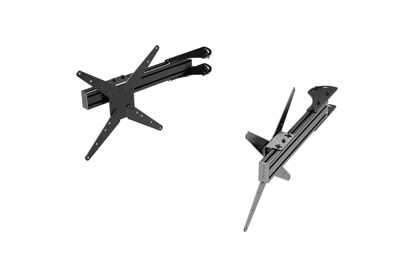 Aluminium Add-on Arms for Triple Monitor Stand with VESA Mounts