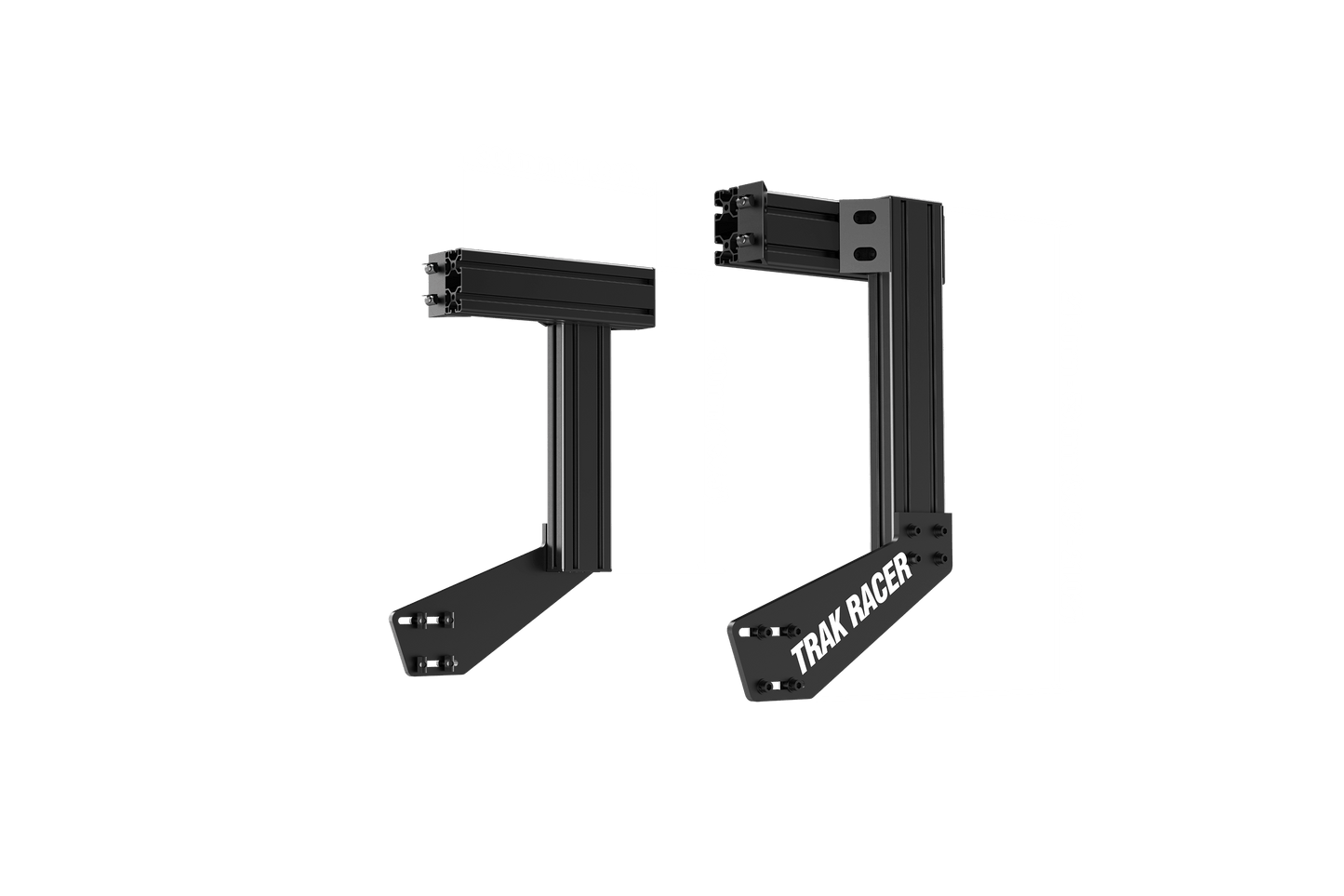 TR8020 Aluminium / Carbon Steel Integrated Monitor Mounts - Black