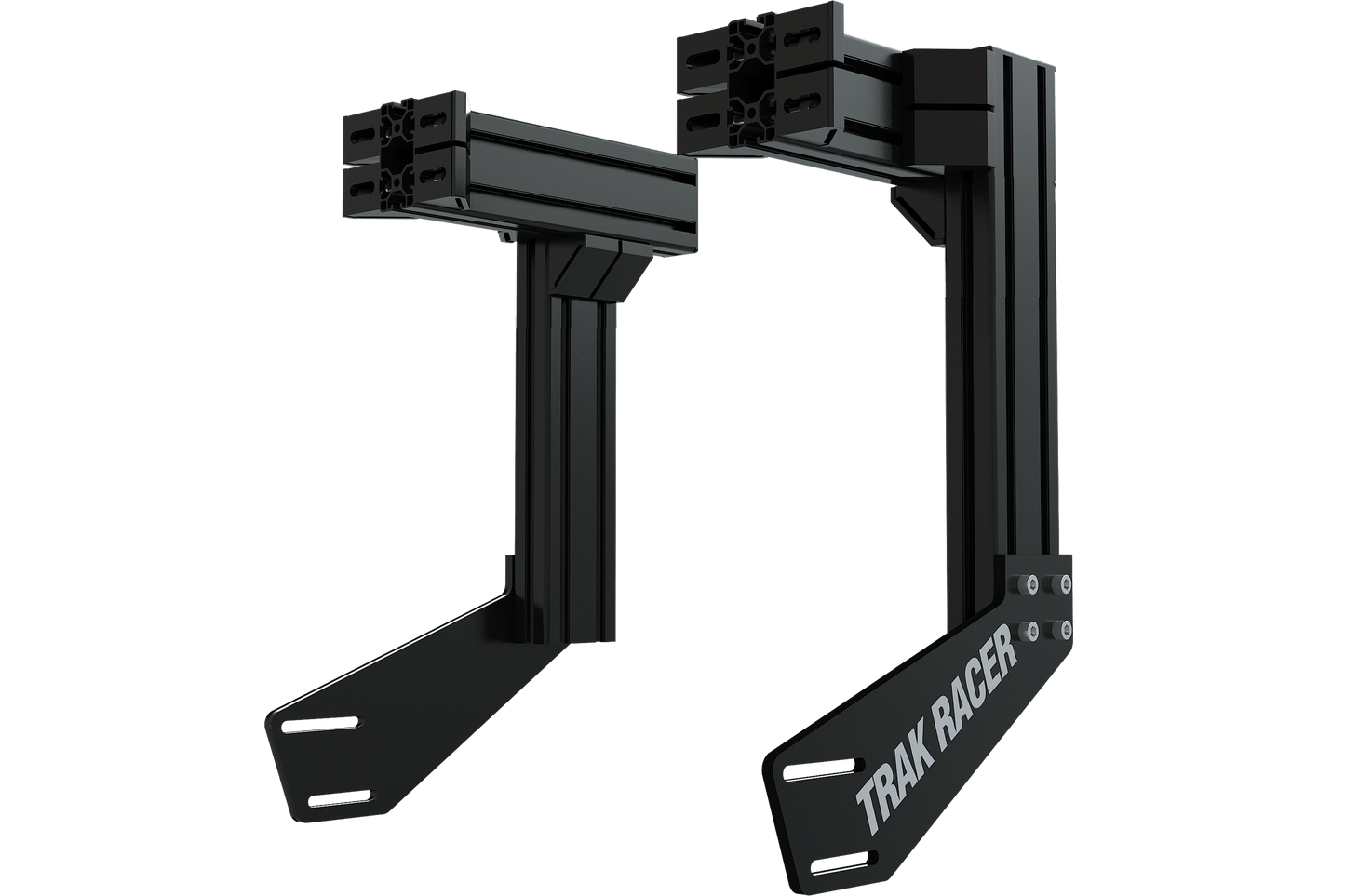TR8020 Aluminium / Carbon Steel Integrated Monitor Mounts - Black