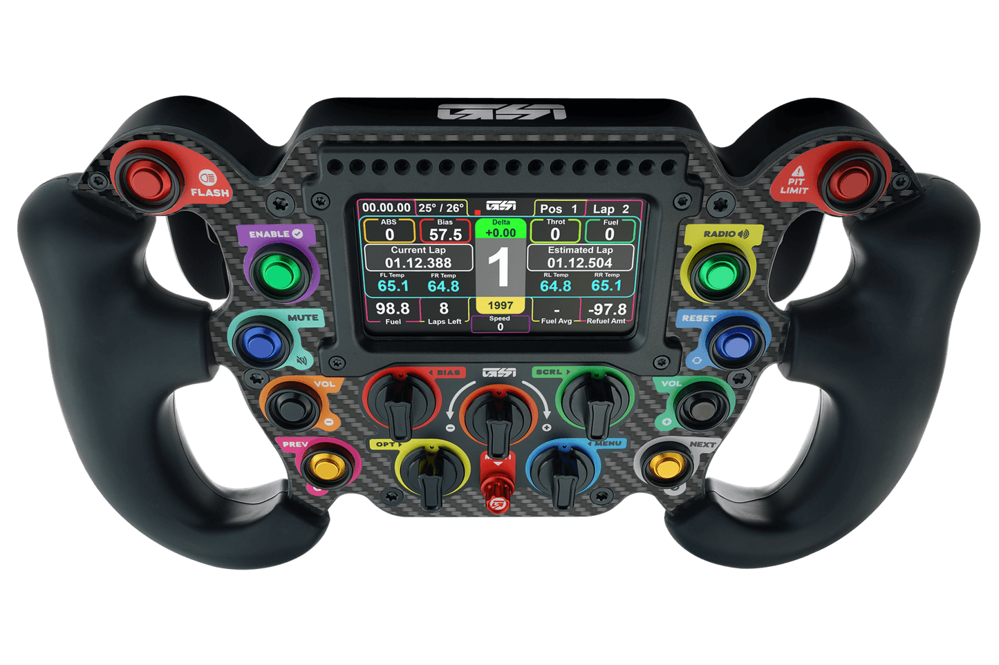 GOMEZ GSI Formual Pro Elite "Prime" DC Sim Racing Steering Wheel (Dual clutch)