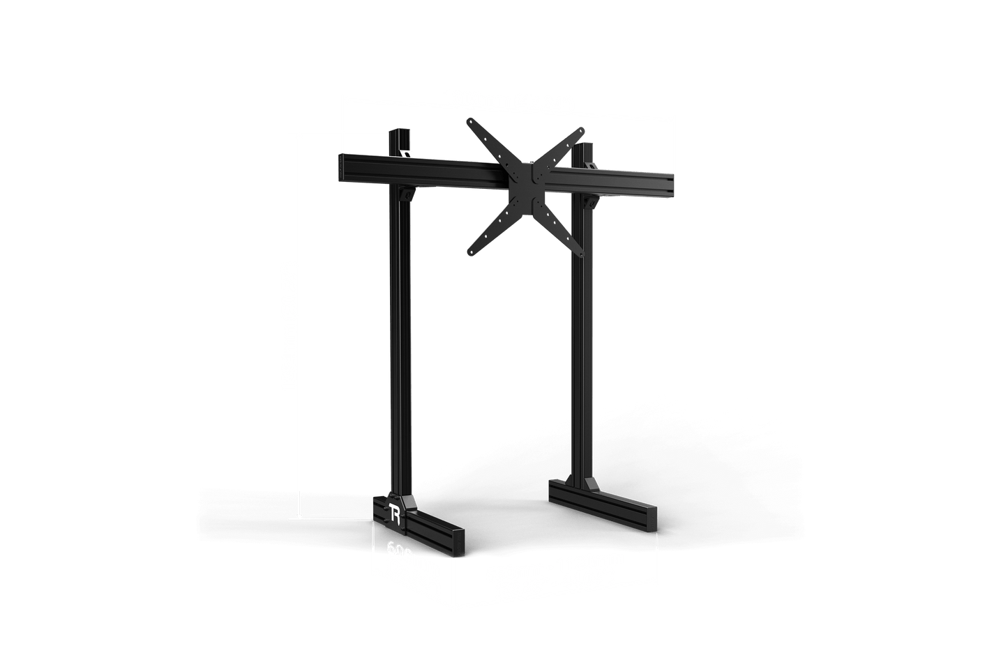 Freestanding Single Monitor Stand -  up to 80" - Center Profile 800mm Long