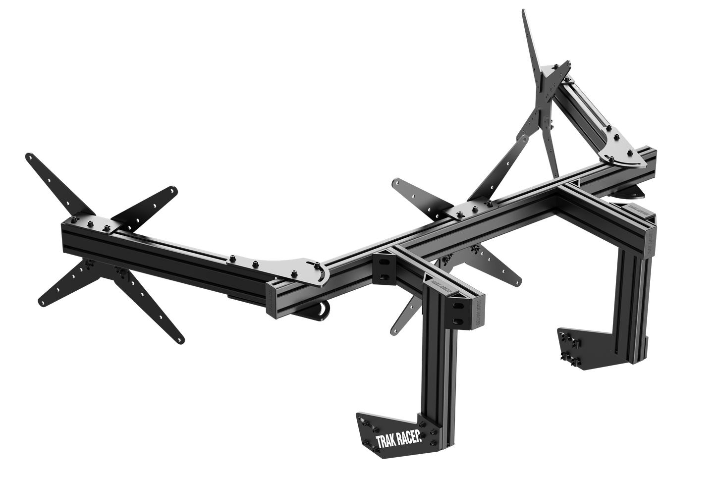 Cockpit-Mounted Triple Monitor Mount -  up to 45" Displays