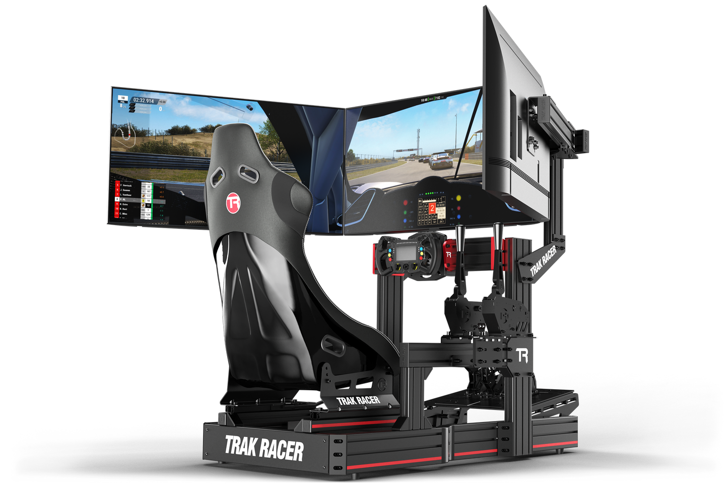 Cockpit-Mounted Triple Monitor Mount -  up to 45" Displays
