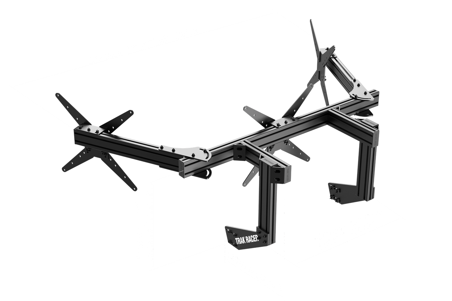 Cockpit-Mounted Triple Monitor Mount - 22" to 32" Displays