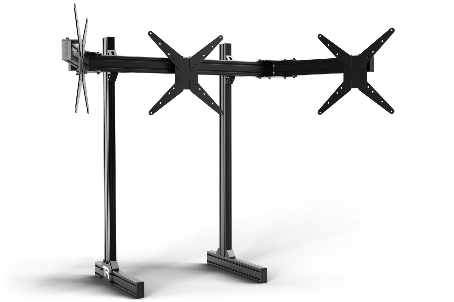 Freestanding Triple Monitor Stand - up to 45" Displays