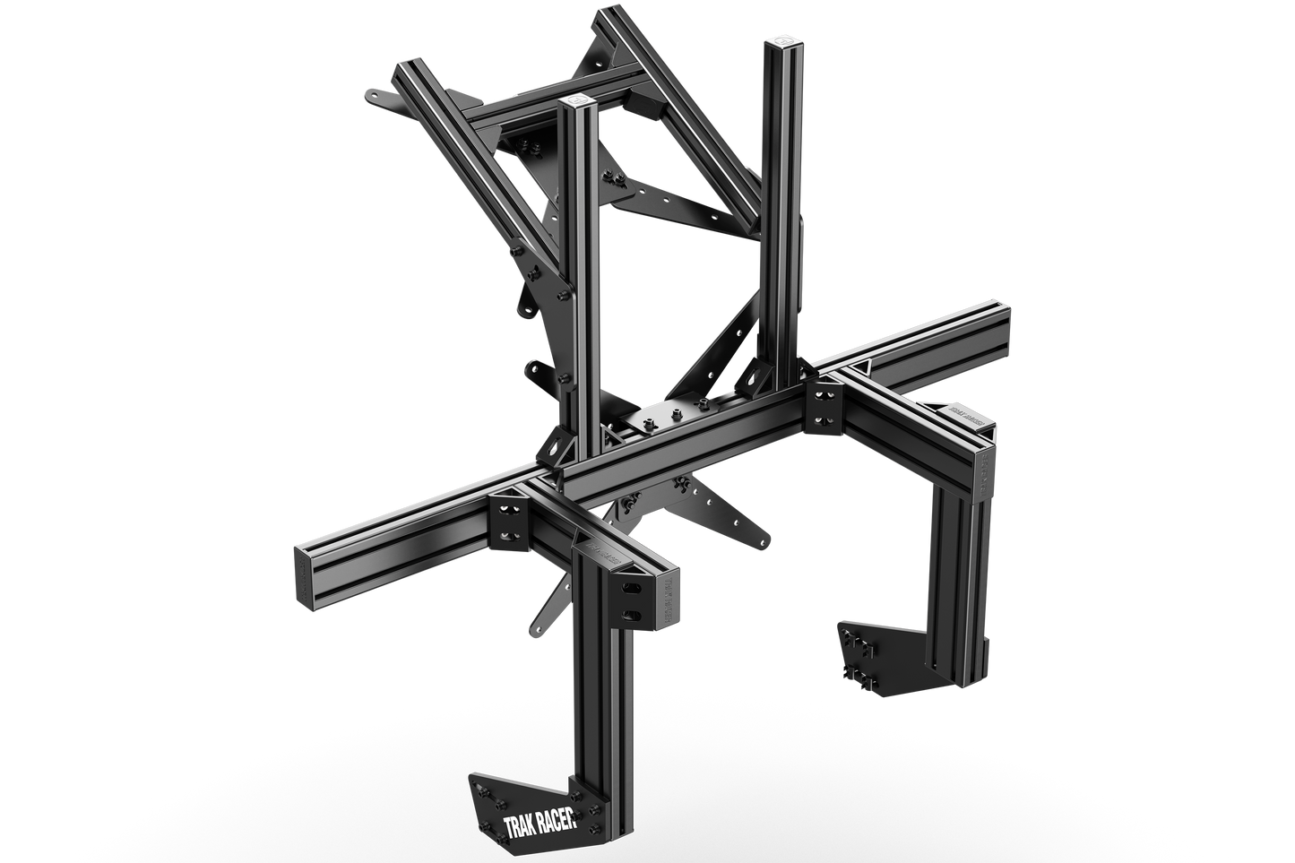 Cockpit-Mounted Dual Monitor Stand - up to 80" Displays