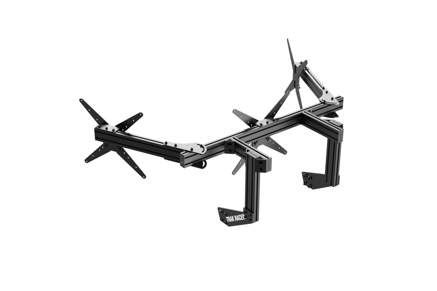 Cockpit-Mounted Triple Monitor Mount -  up to 45" Displays