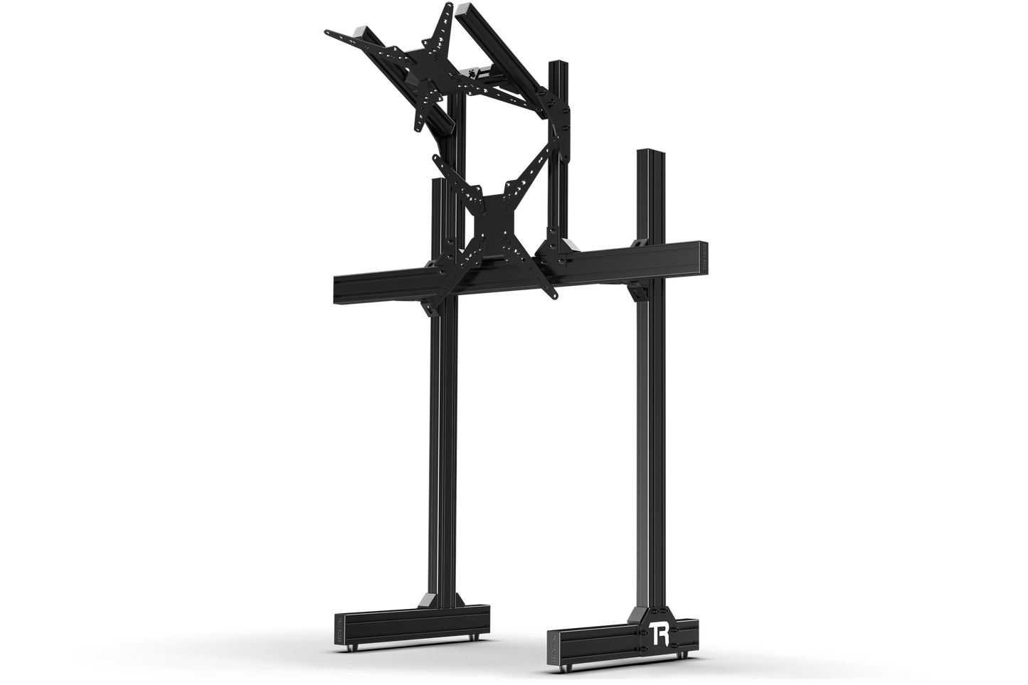 Freestanding Dual Monitor Stand - up to 80" Displays