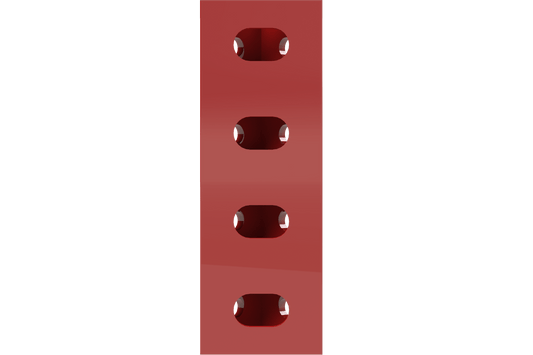 TR8020 Spare Corner Bracket - 160 x 40mm - Red