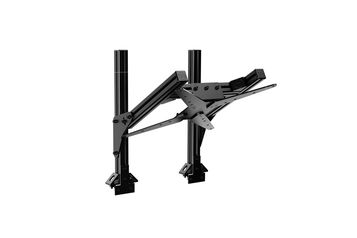 Aluminium Quad/Dual Overhead Monitor Stand - up to 36" Display