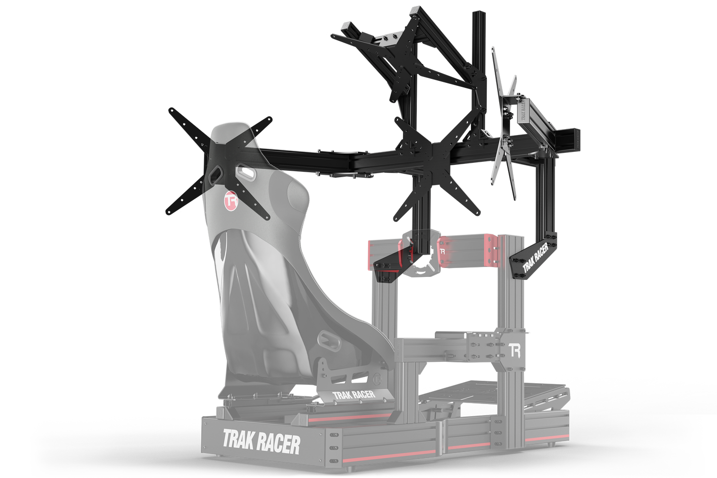 Aluminium Quad/Dual Overhead Monitor Stand - up to 36" Display