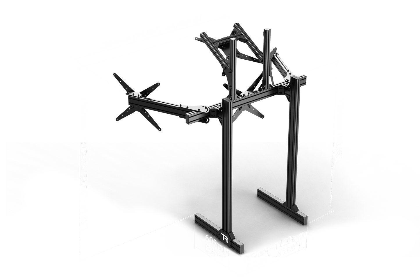 Freestanding Quad Monitor Stand - up to 45" Displays