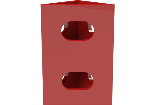 TR8020 Spare Corner Bracket - 80 x 40mm - Red