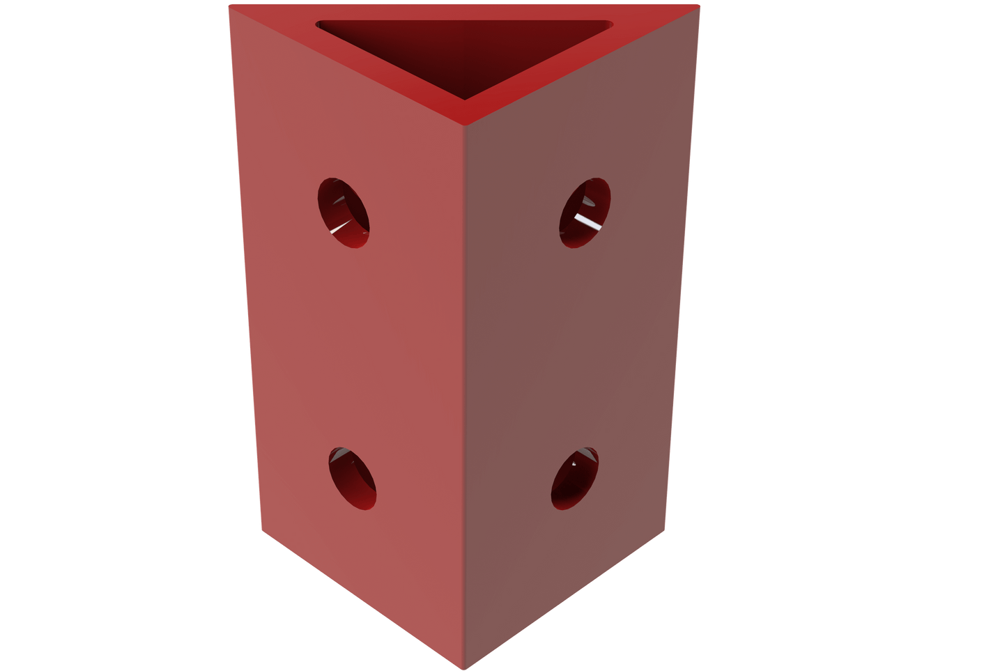 TR8020 Spare Corner Bracket - 80 x 40mm - Red