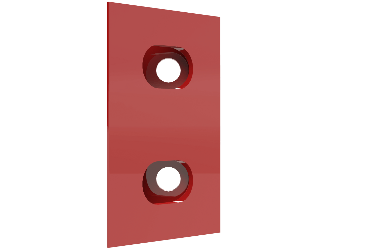 TR8020 Spare Corner Bracket - 80 x 40mm - Red