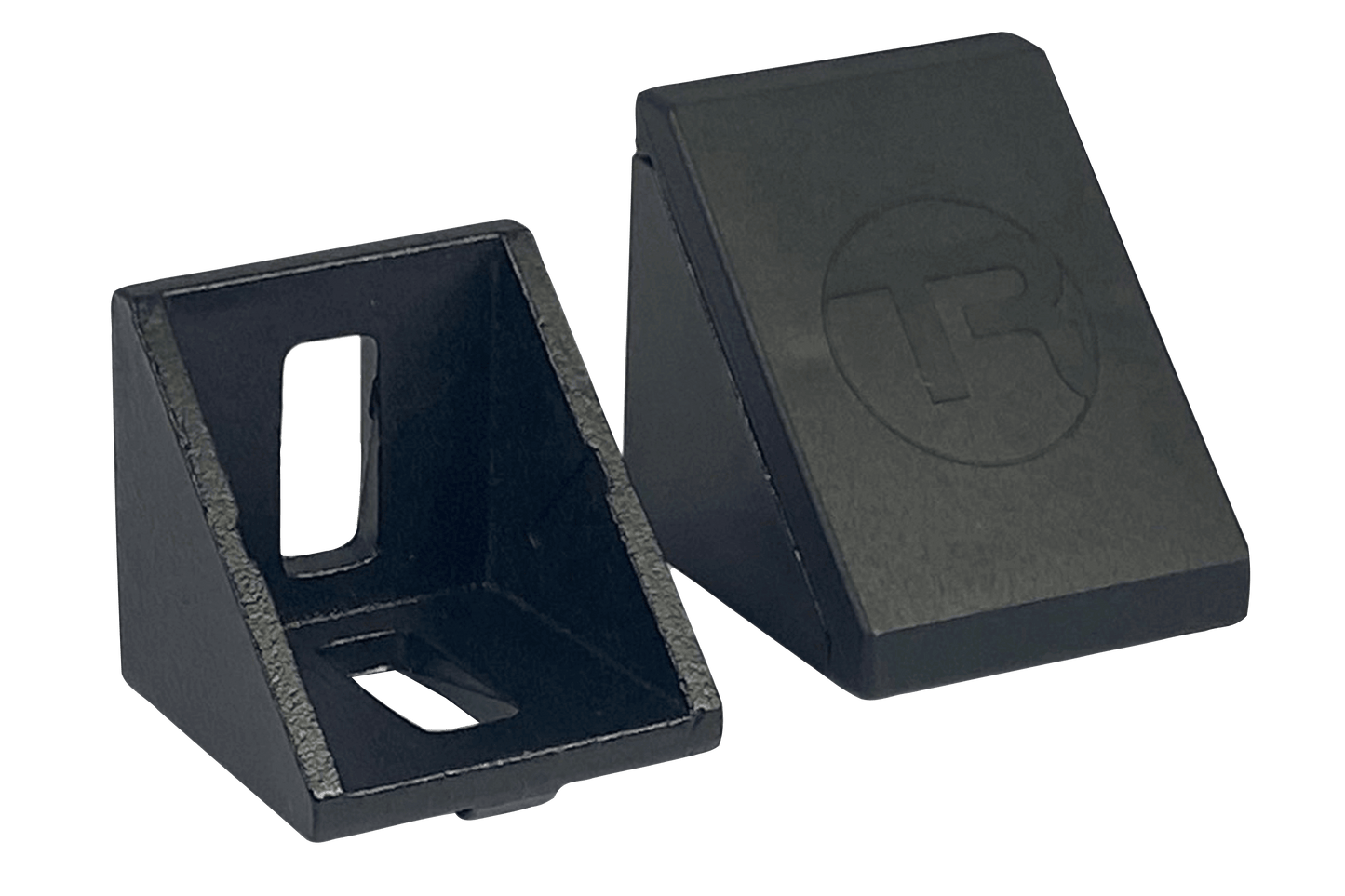 40mm 8mm Slot Aluminium Corner Bracket & Cap