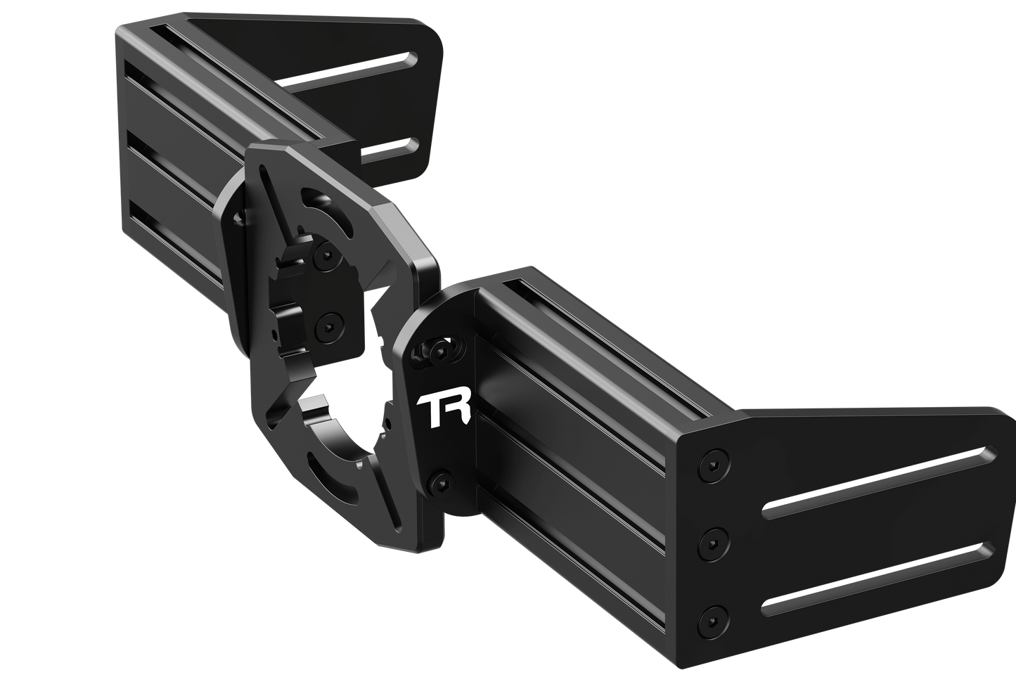 TR-One Black Fully Adjustable Direct Fit Wheel Mount for Simucube, VRS, Accuforce, OSW, Mige etc