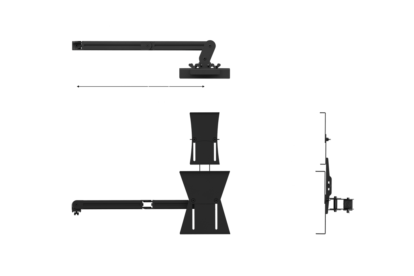 Tablet and Button Box Holder Upgrade Kit v3- Black